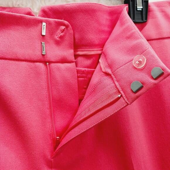 Pants Size 12 Dress Coral Coquette Aesthetic Office Careerwear Chic Travel NWT - Picture 7 of 16